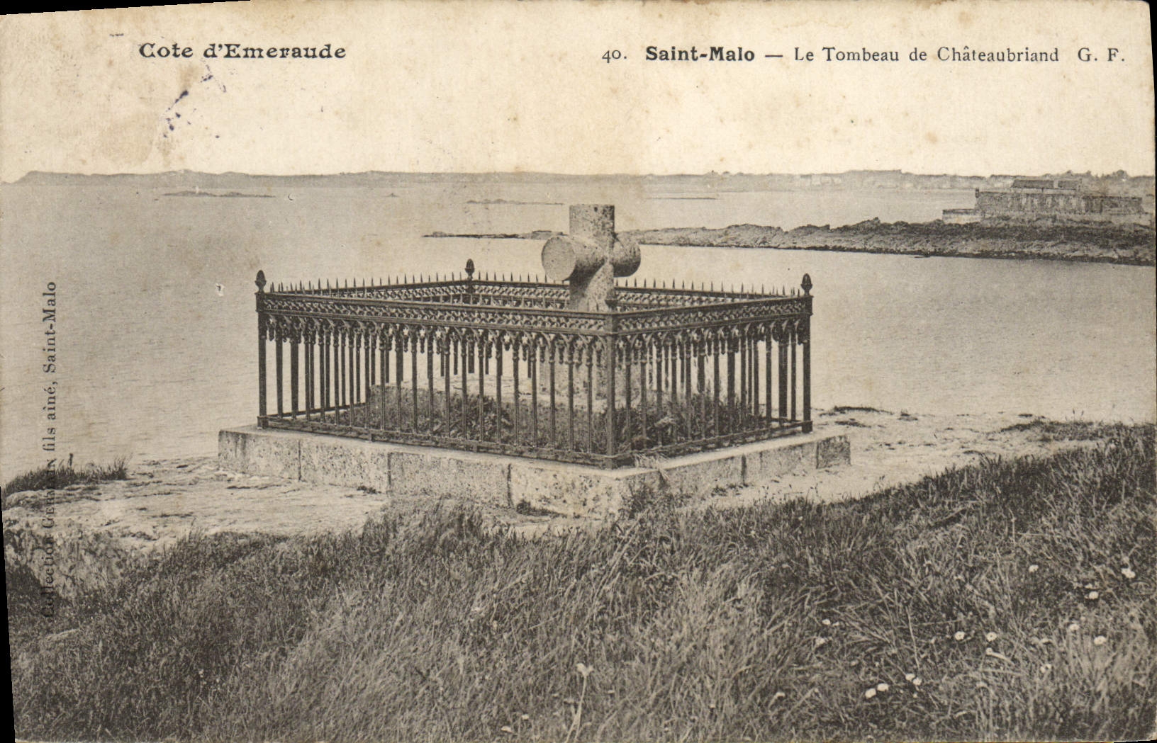 Saint-Malo — Le Tombeau de Châteaubriand — G.F.
