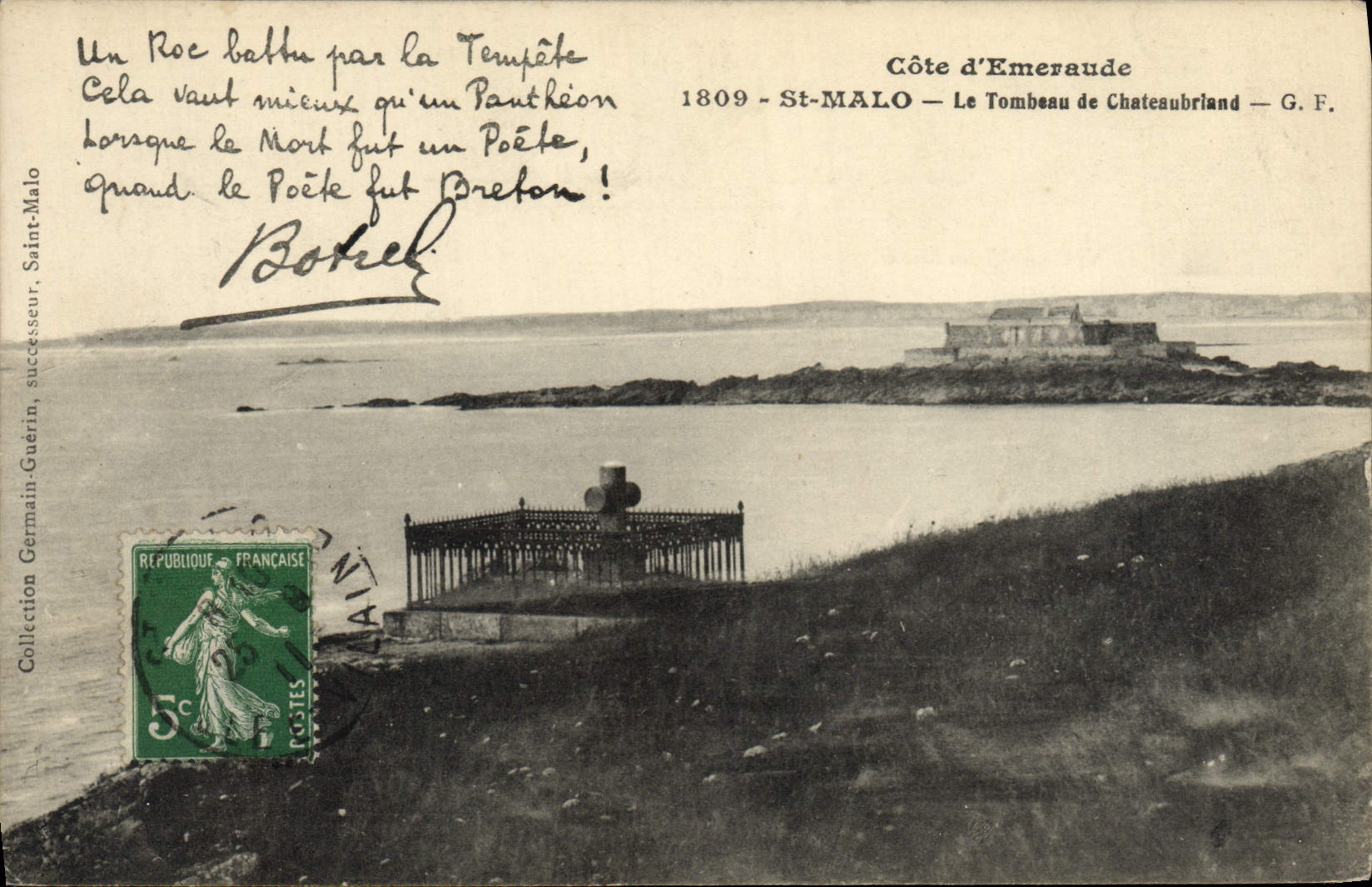 Kust van Esmeralda — Het graf van Chateaubriand — G.F.