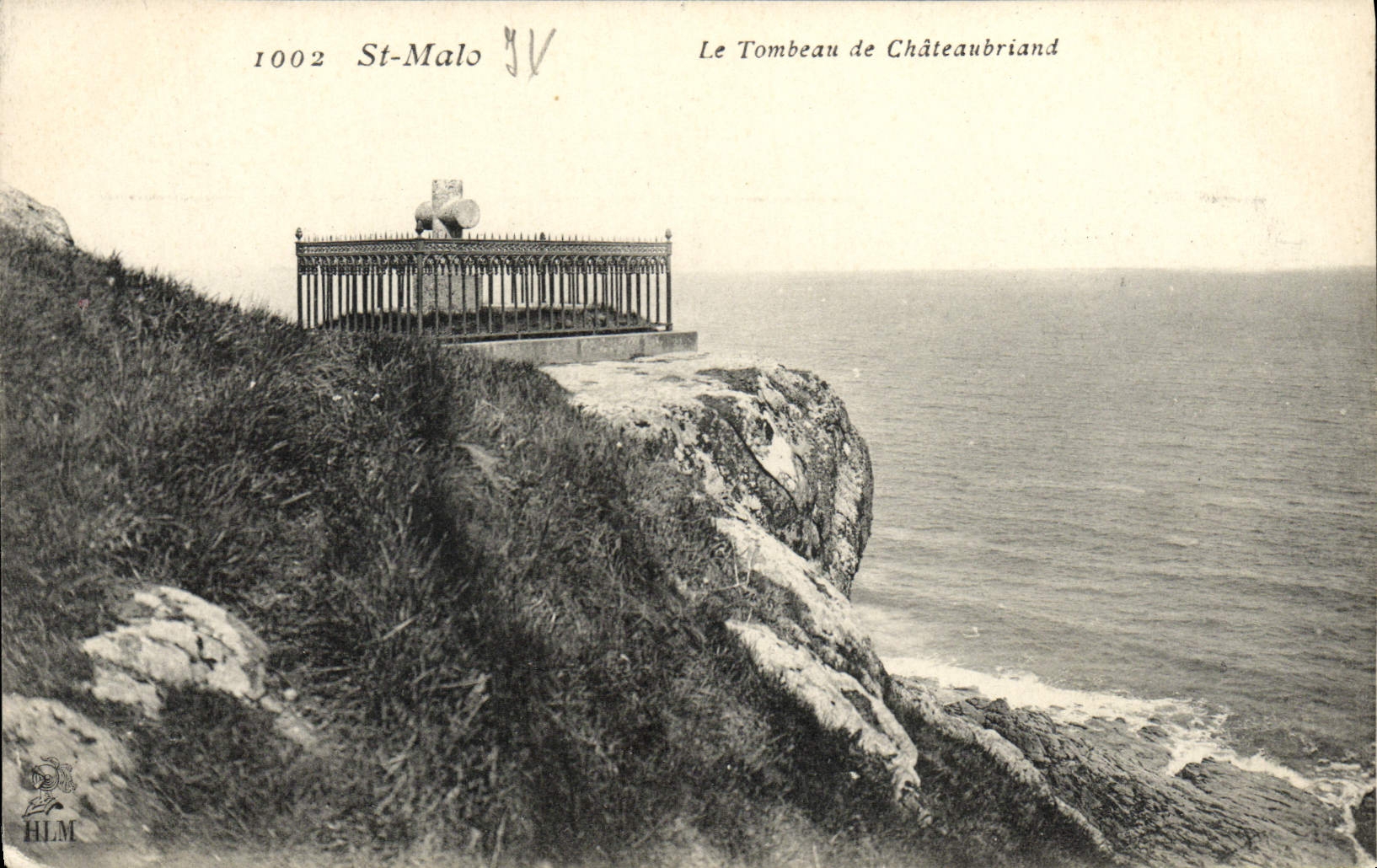 Le Tombeau de Châteaubriand — St-Malo — HLM, n° 1002