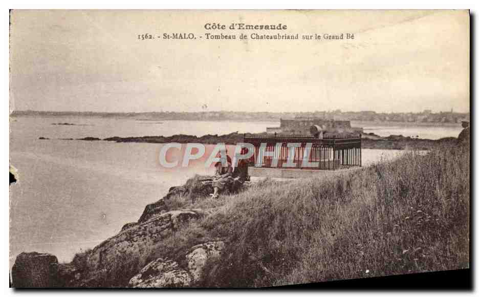 Côte d'Émeraude — Tombeau de Chateaubriand sur le Grand Bé — Laurent-Nel, Rennes
