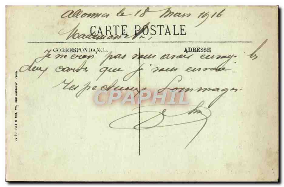 CPA Saumur Le Pont Cessart Sur La Loire — Rückseite