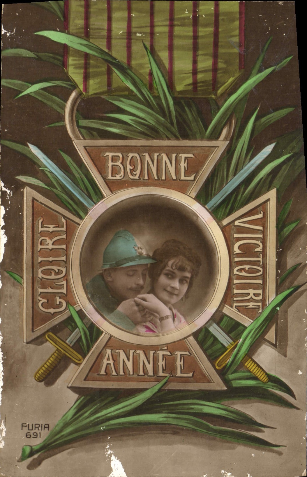 Soldat et femme — Bonne Année, Bonne Victoire — Furia 691