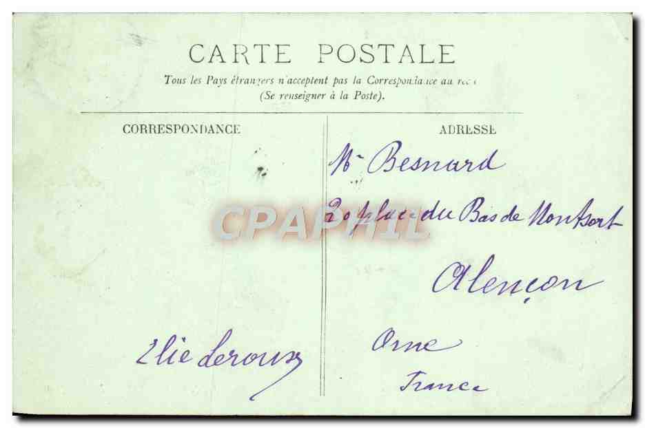 CPA Monte Carlo La Rampe Et La Tete De Chien — Rückseite