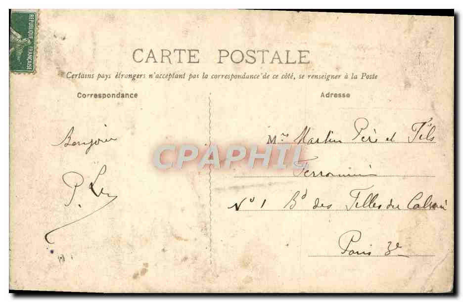 CPA Granville La Grotte De La Plage — Reverso