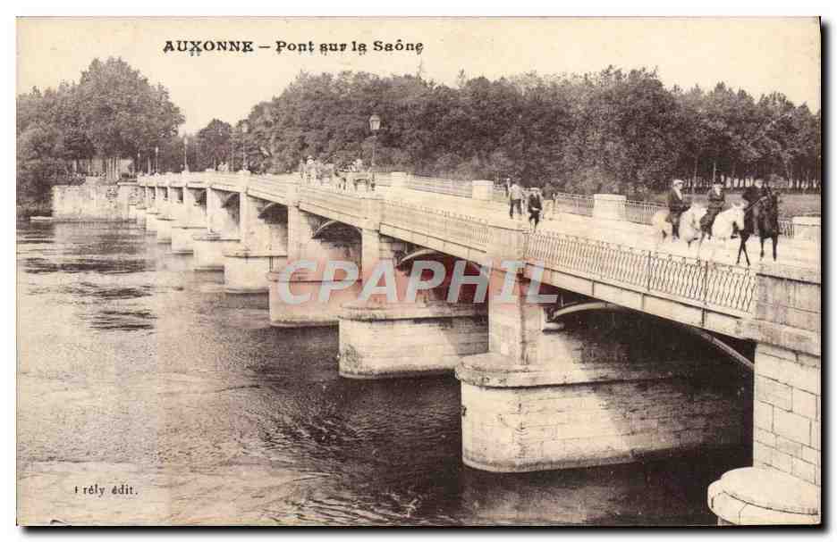 CPA Auxonne Pont sur La Saone