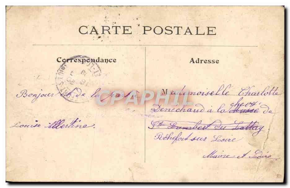 CPA La Seine Pittoresque Le Palais De La Legion d'Honneur Et Pont De Solferino Paris  — Rückseite
