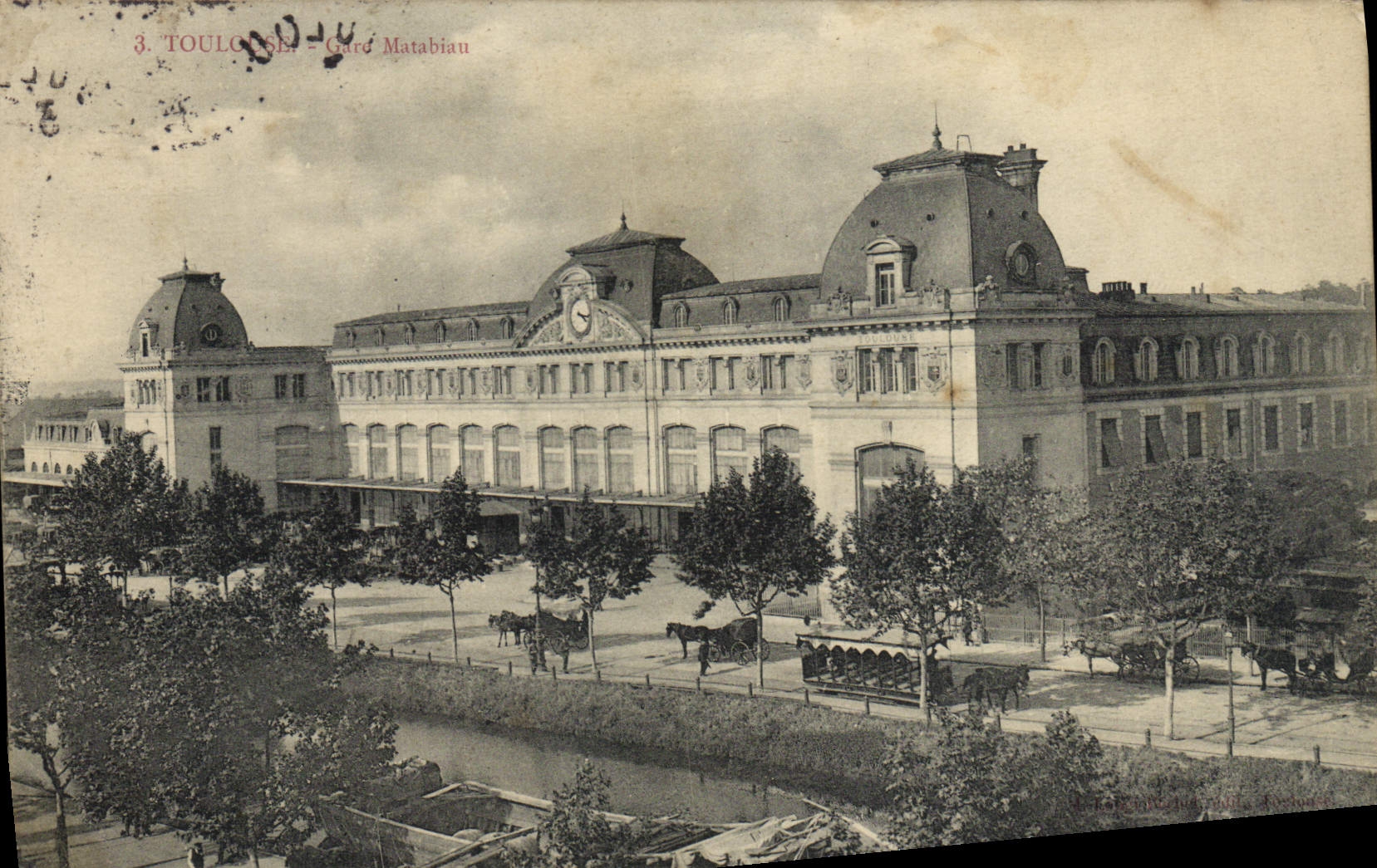 Toulouse - Gare Matabiau — vue générale — éditeur inconnu, n° 3