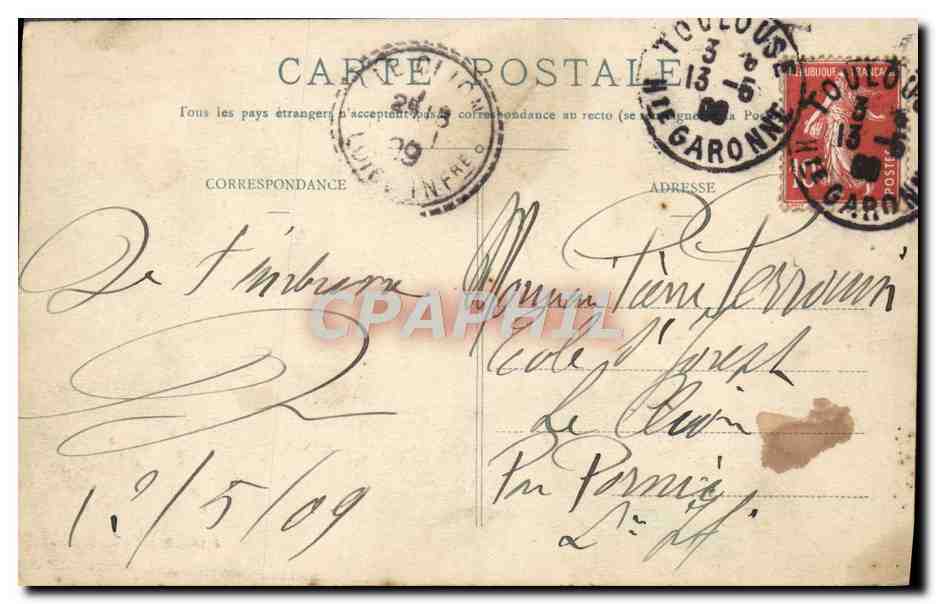Toulouse - Gare Matabiau — vue générale — éditeur inconnu, n° 3 — Reverso