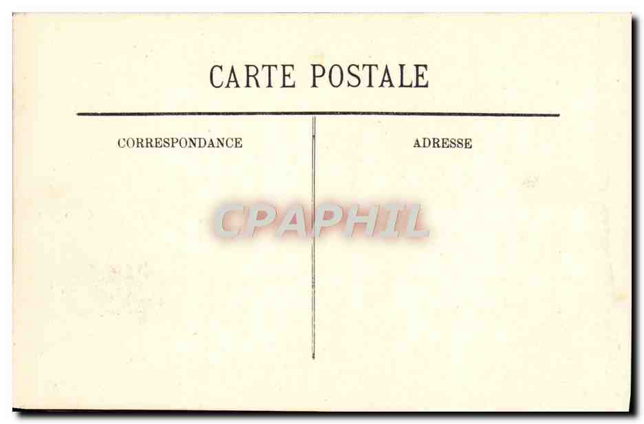 CPA Lyon Place Carnot Gare Perrache — Verso
