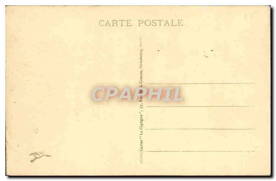 CPA Colmar La Gare — Rückseite
