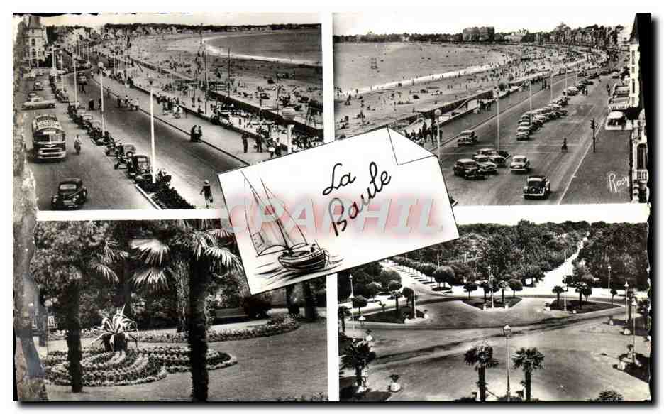 CPM La Baule Sur Mer Les Boulevards Parc des Dryades et bois d'amour