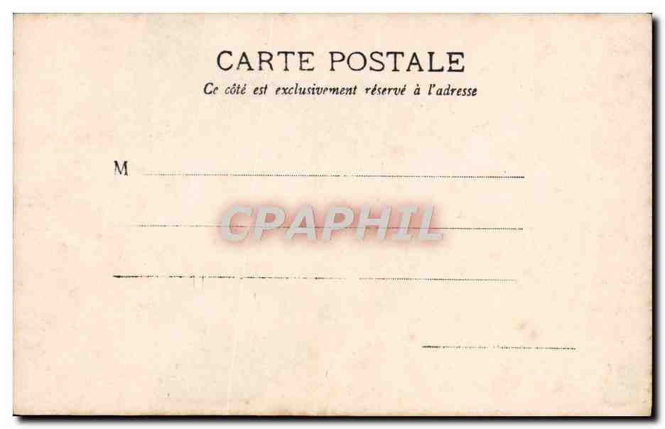 CPA La Fille De Jephte — Verso