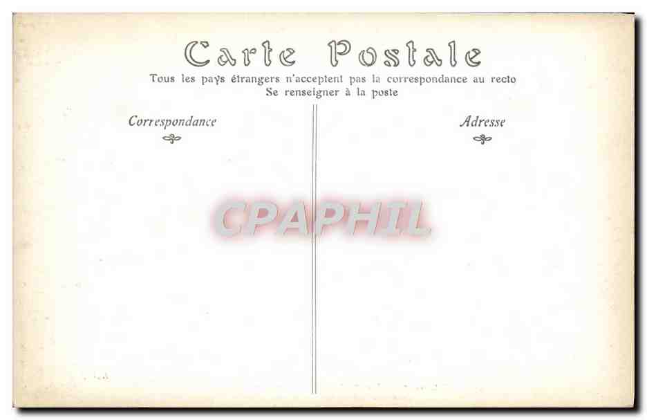 CPA Musee Du Luxembourg Camille Paris Taureaux dans la campagne de Rome Vaches — Verso