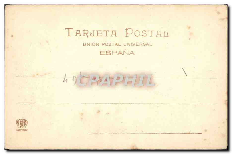 CPA Las Tres Gracias Madrid Rubens — Verso