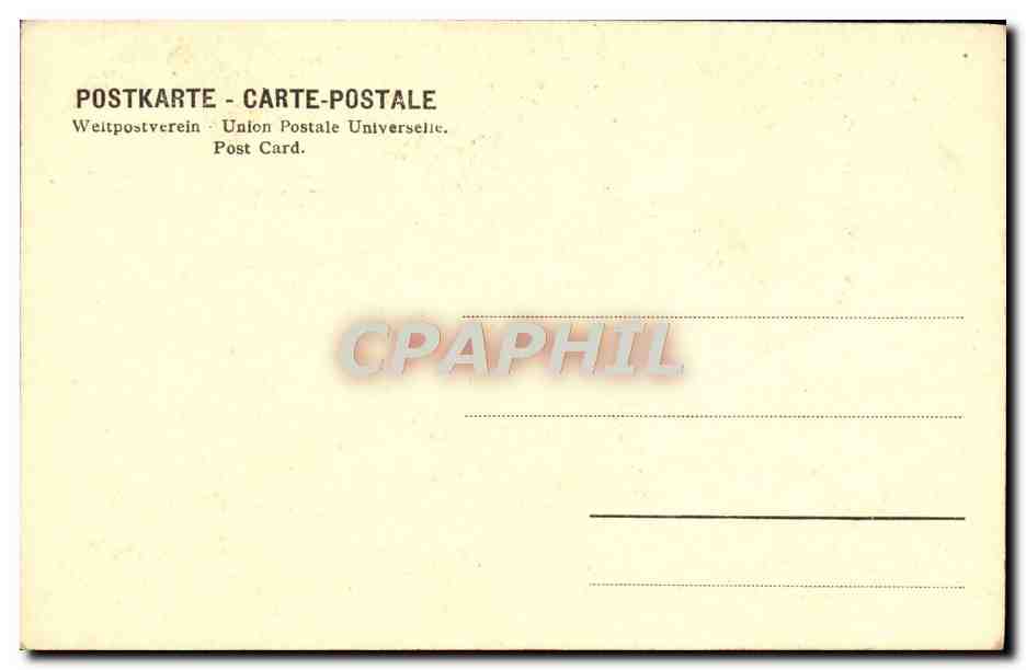 CPA Galeries Royales De Tableaux Cassel Konigl Gemalde Galerie Cassel Rubens Hercule — Verso