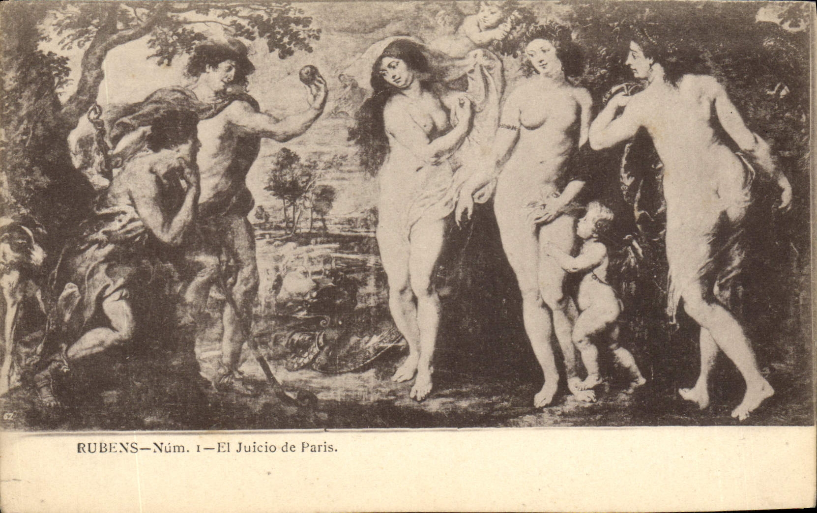 CPA Rubens Num El Juicio De Paris