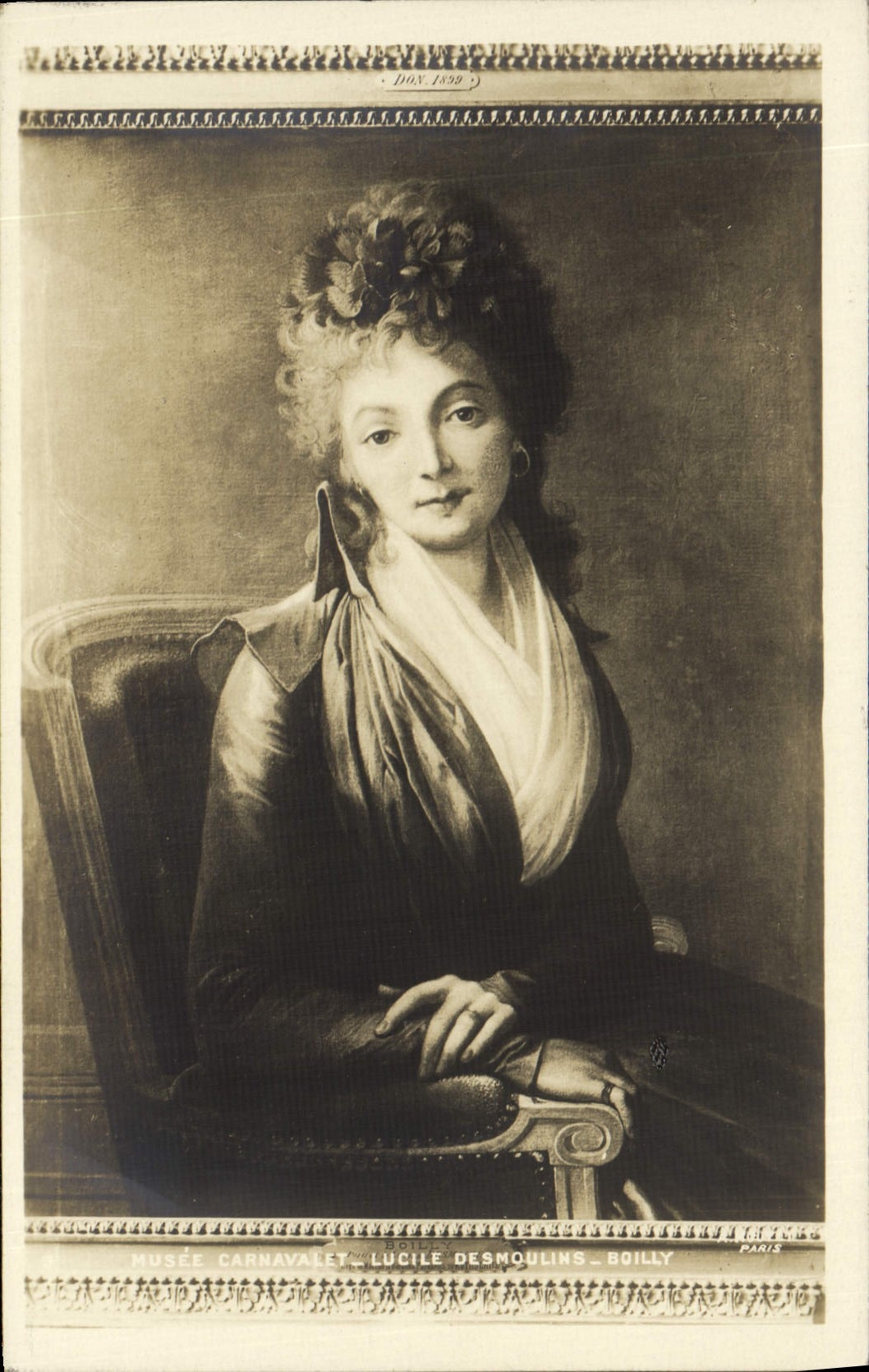 CPA Musee Carnavalet Lucile Desmoulins Boilly