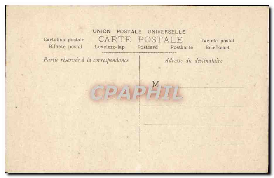 CPA Musee Carnavalet Lucile Desmoulins Boilly — Verso