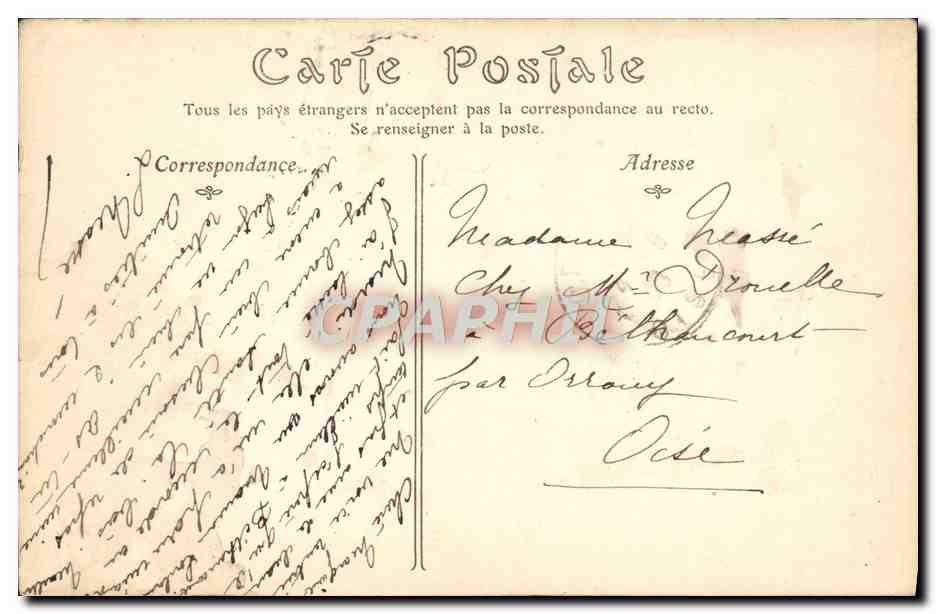 CPA Musee De Versailles Madame Elisabeth De France Dans un jardin de Montreuil — Verso