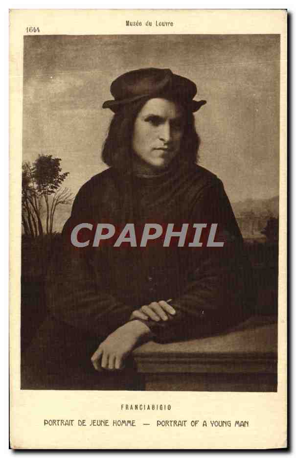 CPA Musee Du Louvre Portrait De Jeune Homme Paris