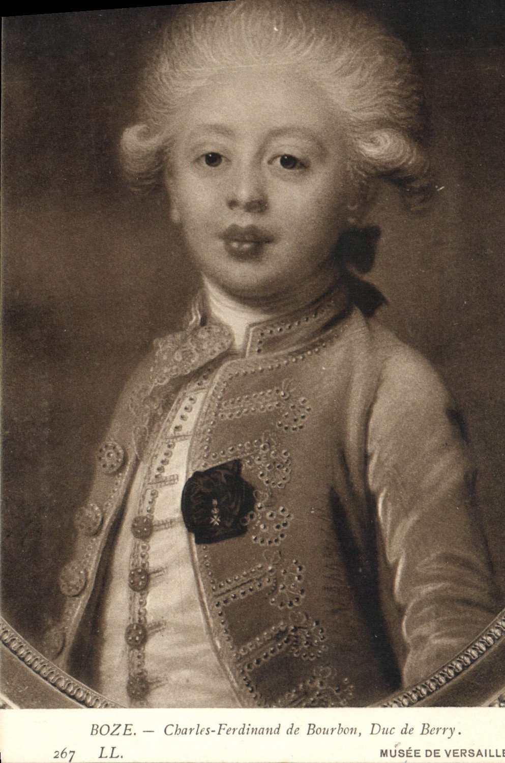 CPA Boze Charles Ferdinand De Bourbon Duc De Berry Musee De Versailles