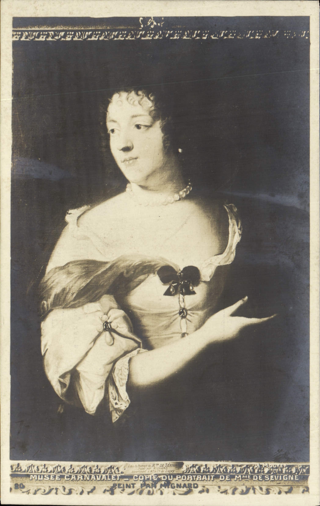 CPA Musee Carnavalet Comte Du Portrait De Mme de Sevigne