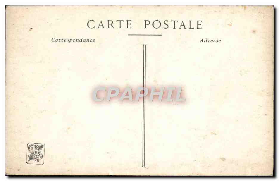 CPA Gustave Courtois L'ete — Verso