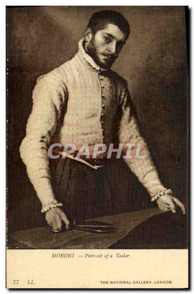 CPA Moroni Portait Of A Tailor The National Gallery London Tailleur