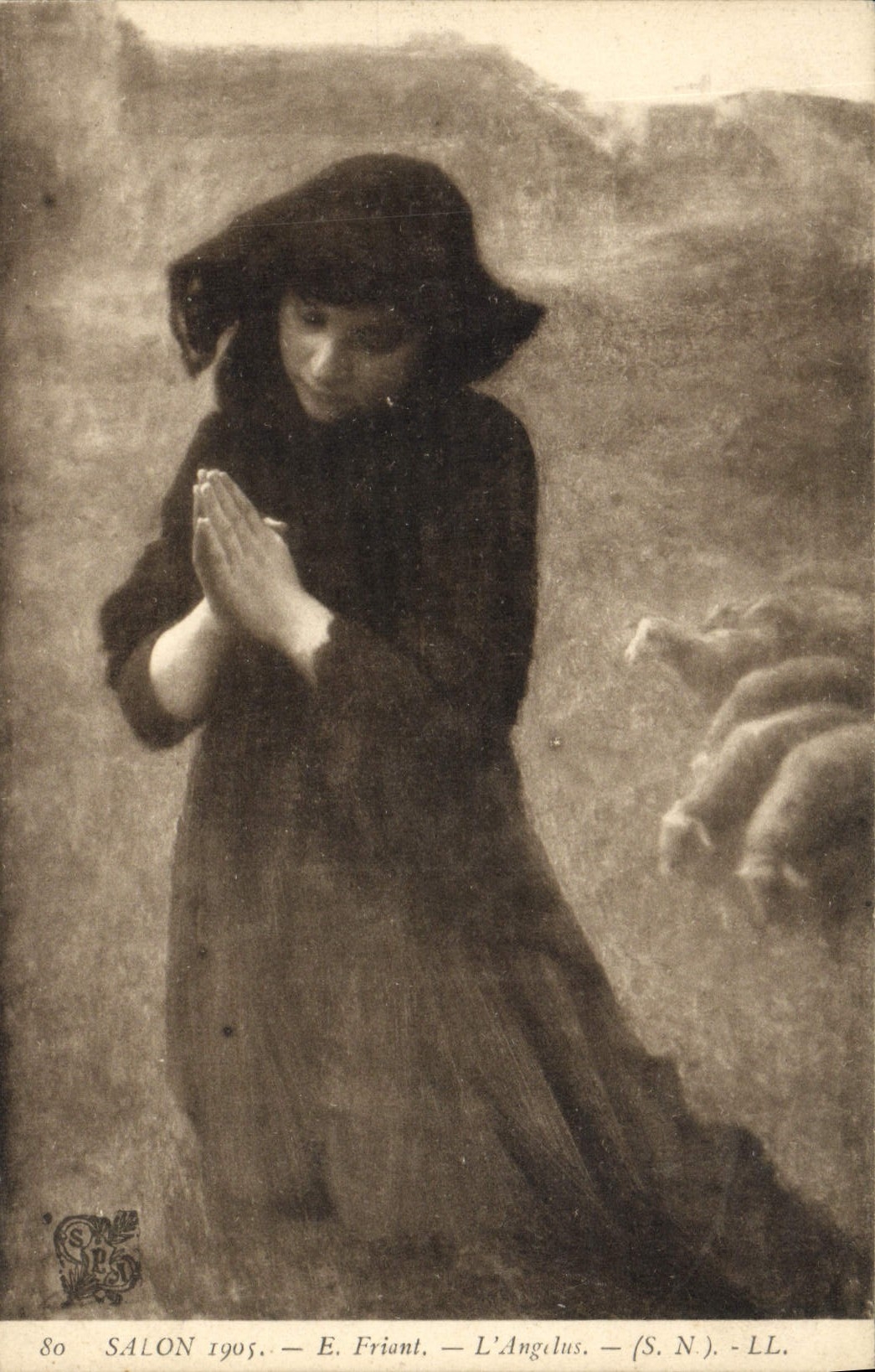 CPA Salon 1905 Friant L'Angelus