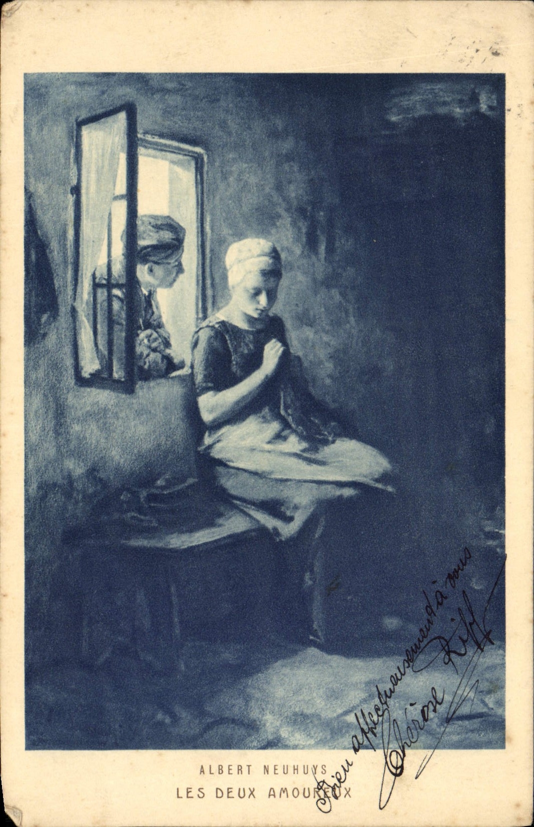CPA Albert Neuhuys Les Deux Amoureux