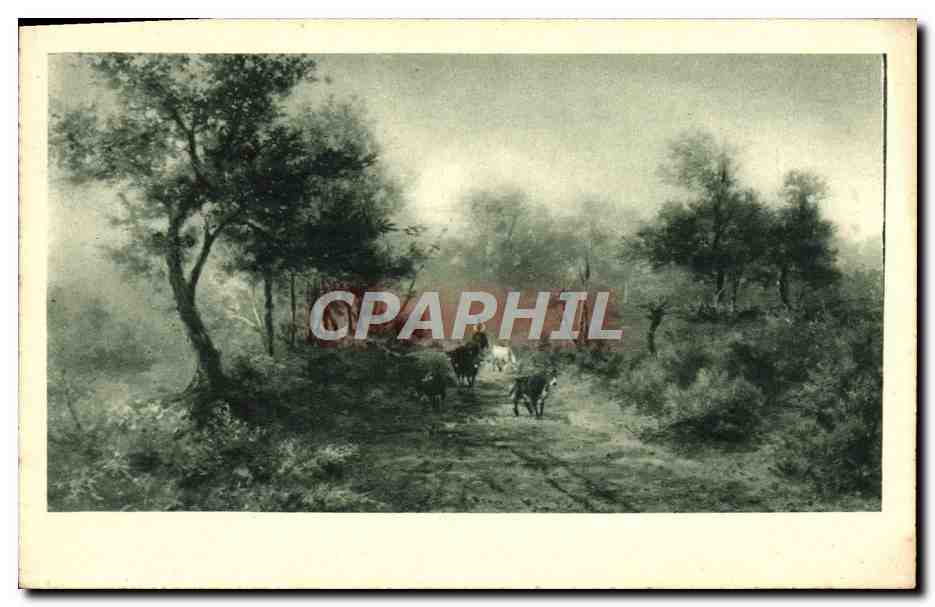 CPA Paysage Vaches