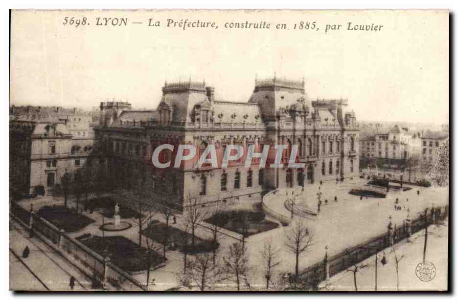 CPA Lyon La Prefecture Construite En 1885 Par Louvier