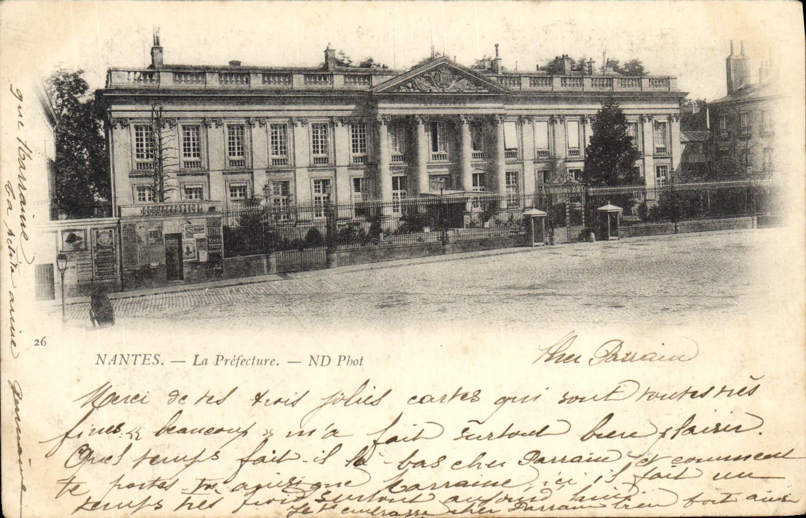 CPA Nantes La Prefecture