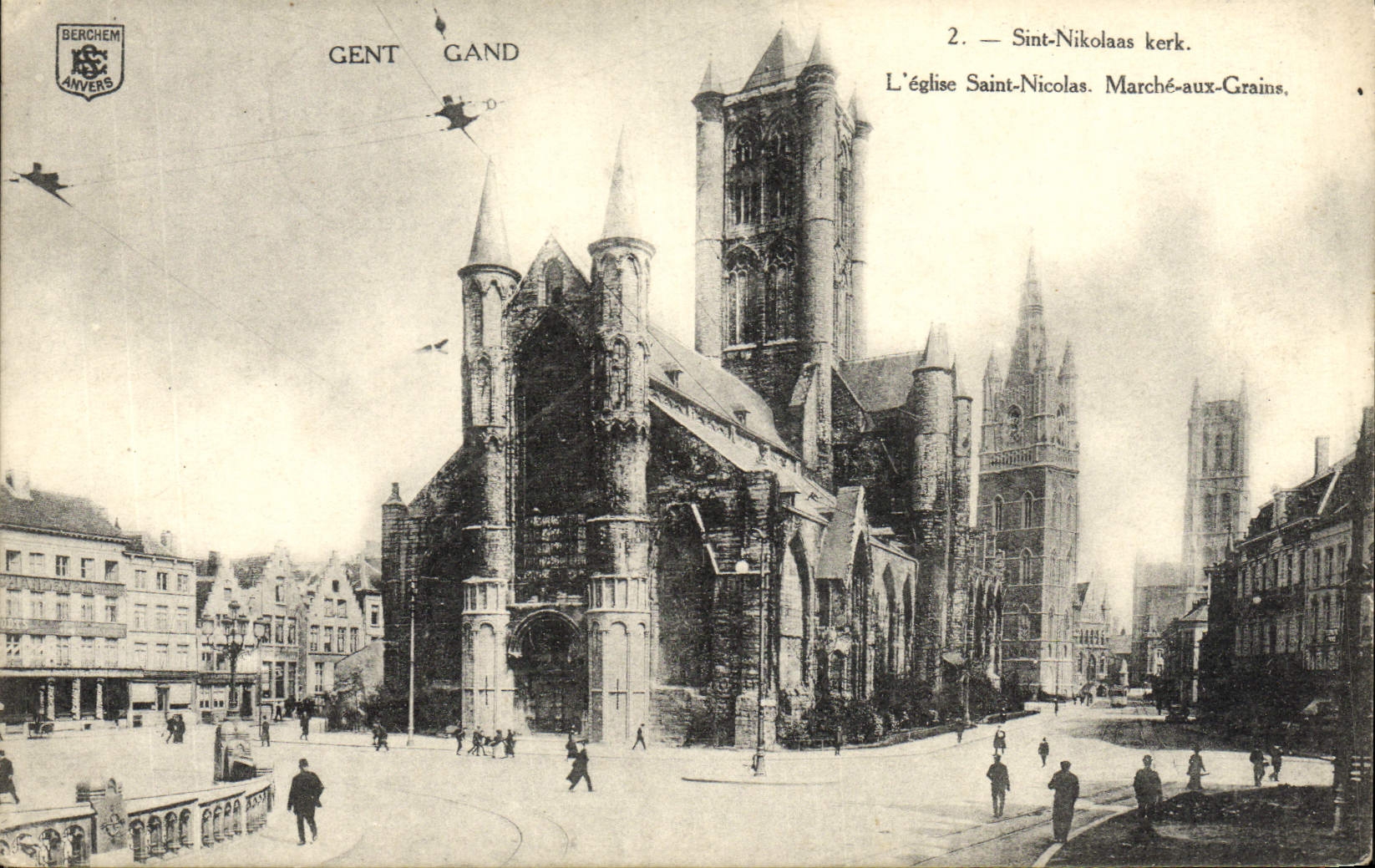 Gent Gand — L'église Saint-Nicolas, Marché-aux-Grains — Berchem Anvers