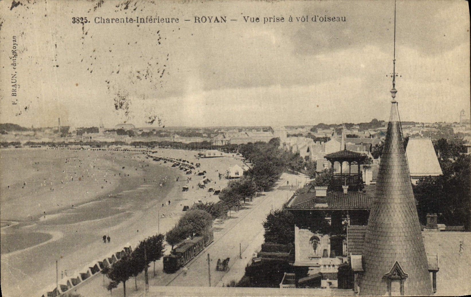 CPA Charente Interieure Royan Vue Prise A Vol D'Oiseau