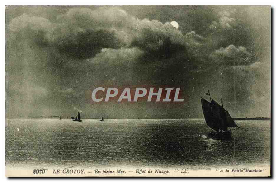 CPA Le Crotoy En Pleine Mer Effet De Nuages