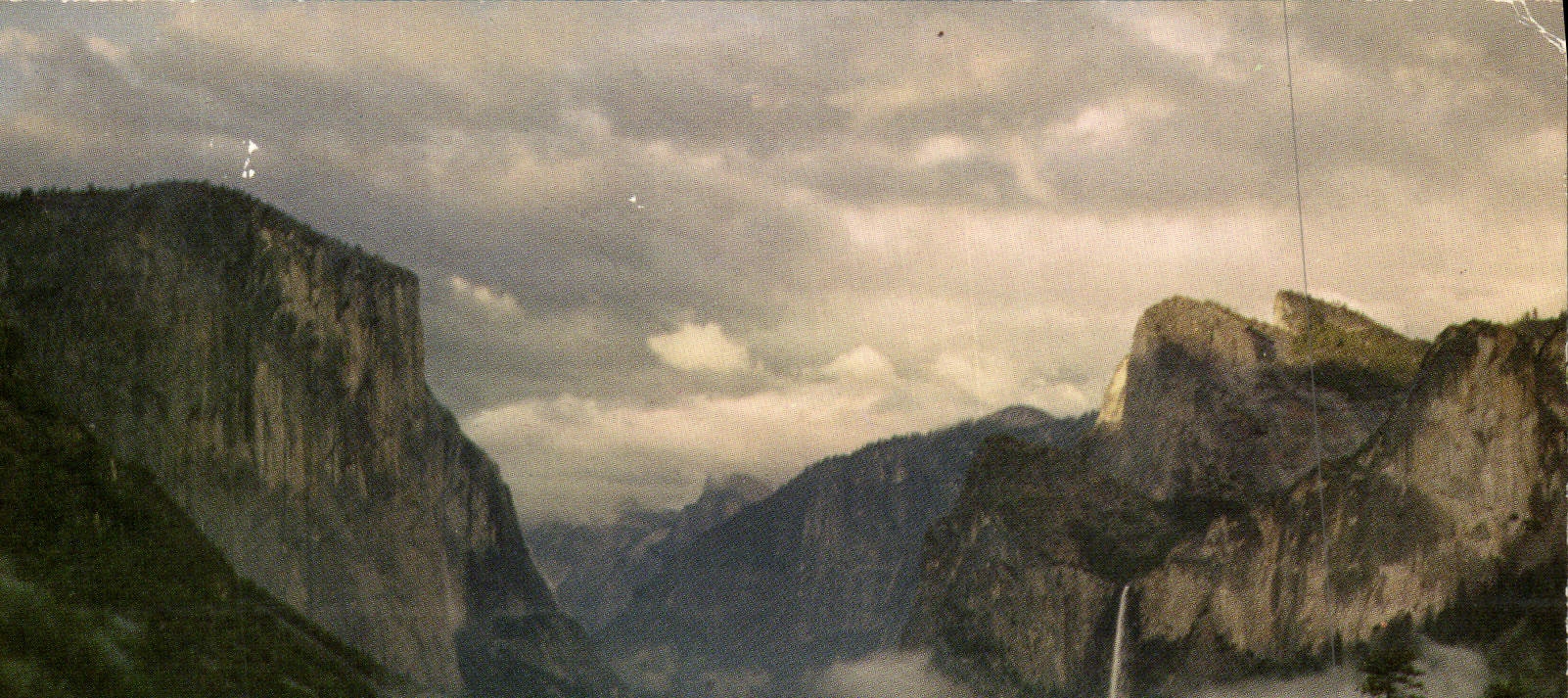 CPA Yosemite Valley From Wawona Tunnel Storm