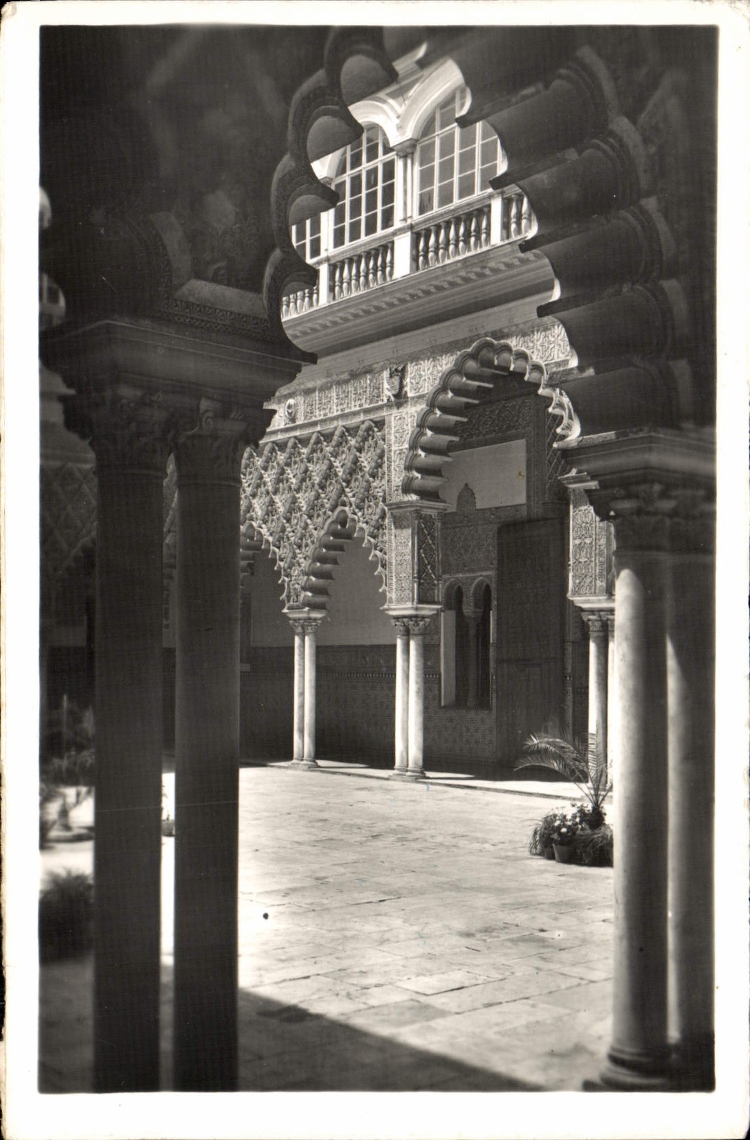 CPA Sevilla Reales Alcazares Patio De Las Doncellas