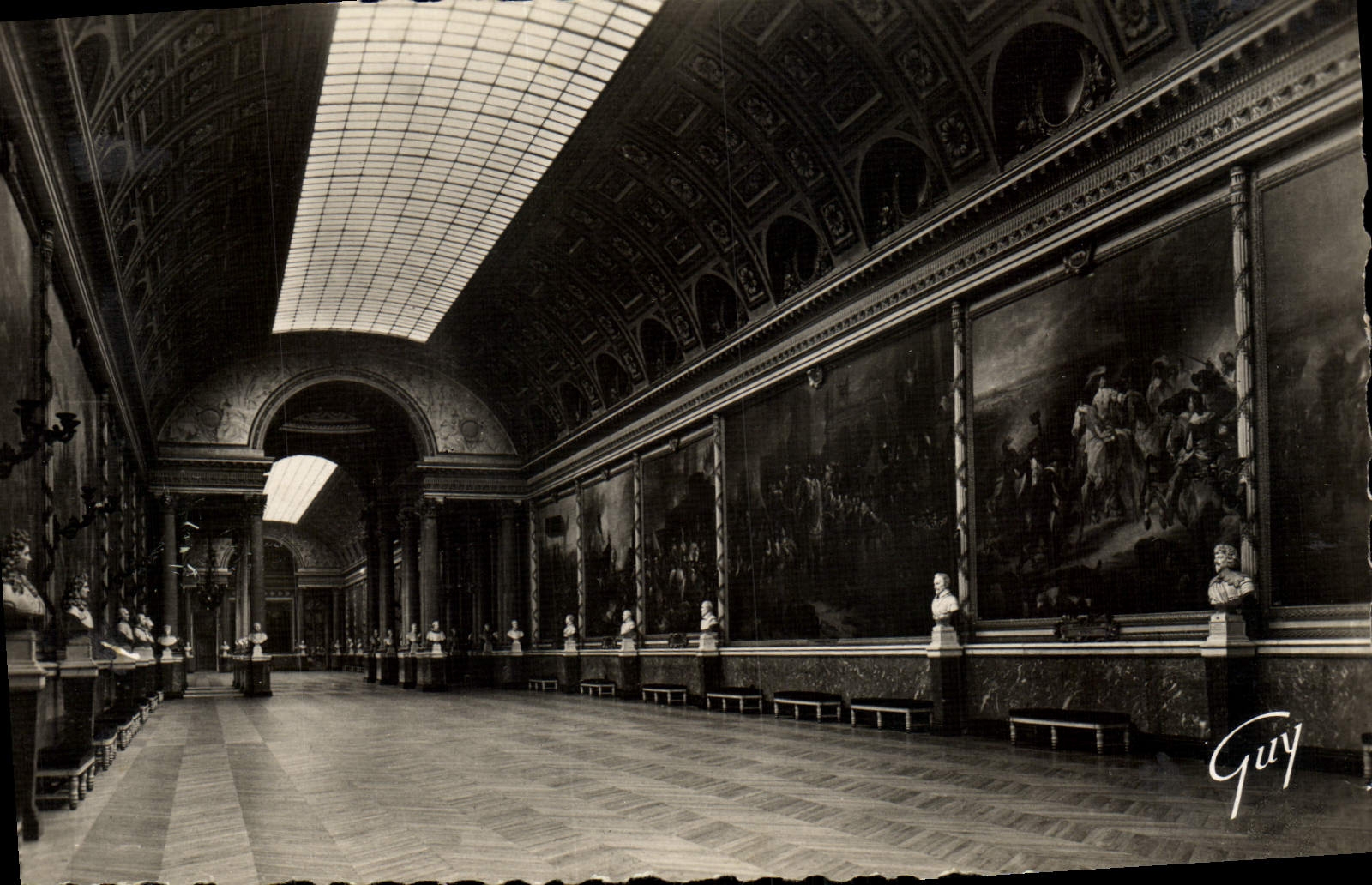 CPA Versailles Et Ses Merveilles Le Chateau Galerie Des Batailles