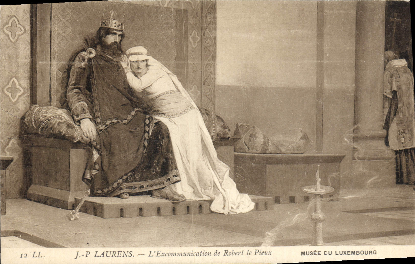 CPA Laurens L'Excommunication De Robert Le Pieux Musee Du Luxembourg