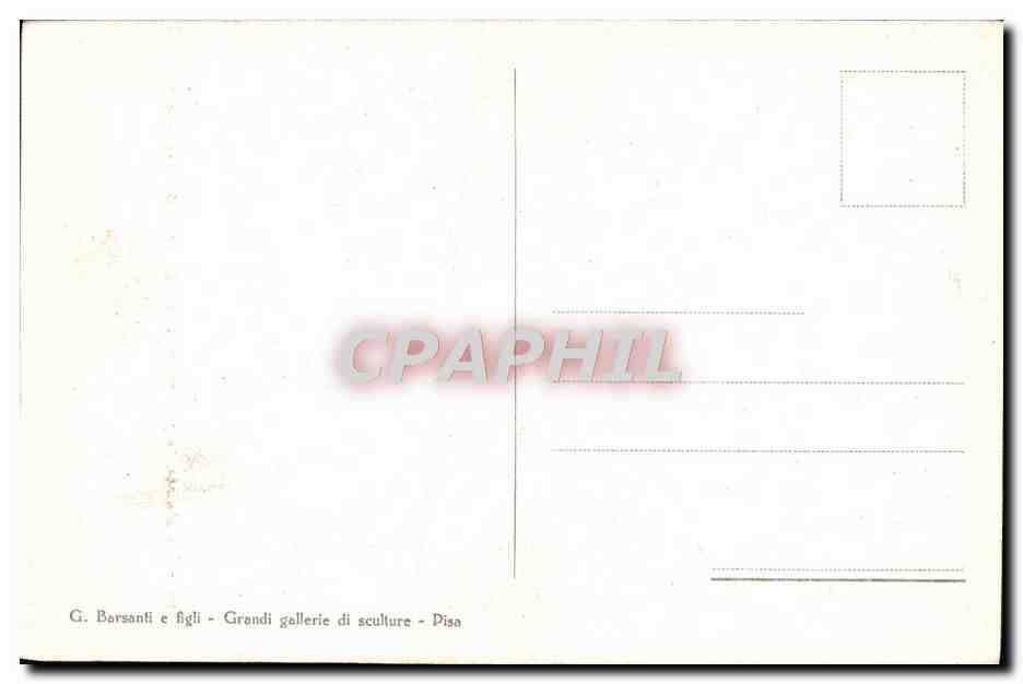 CPA Pisa Camposanto La Partenza Di Cam Dettaglio Benozzo Gozzoli — Verso