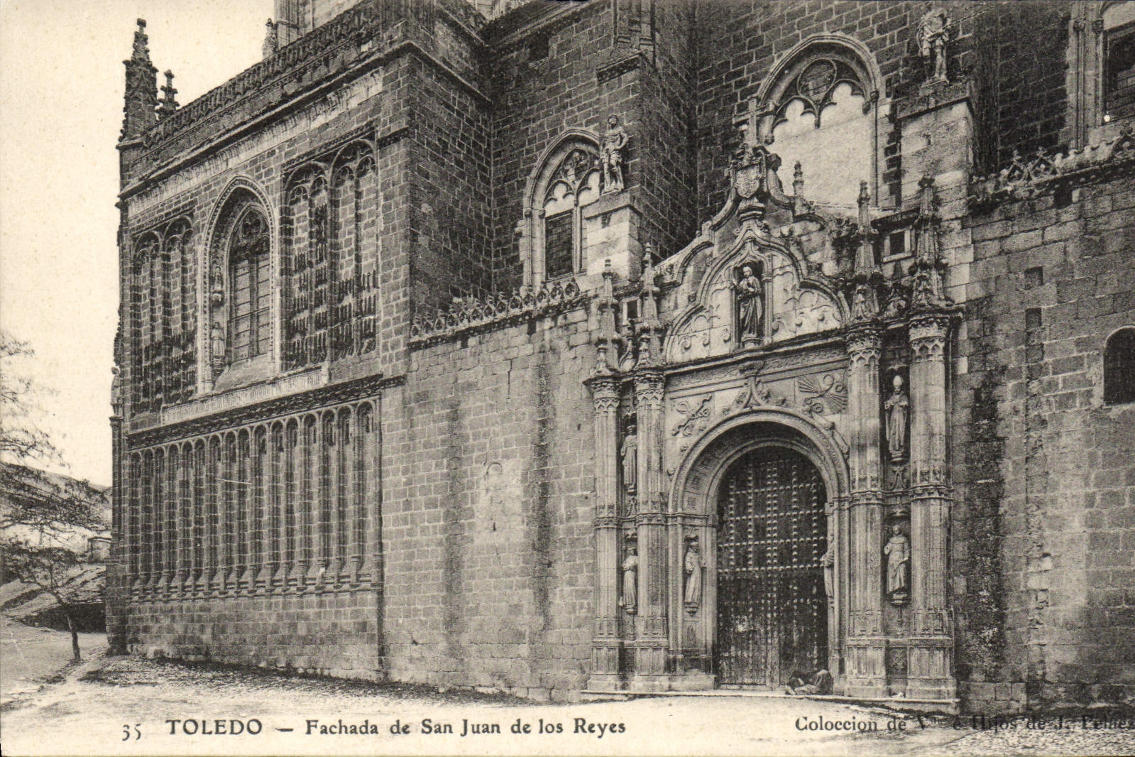 CPA Toledo Fachada De San Juan De Los Reyes