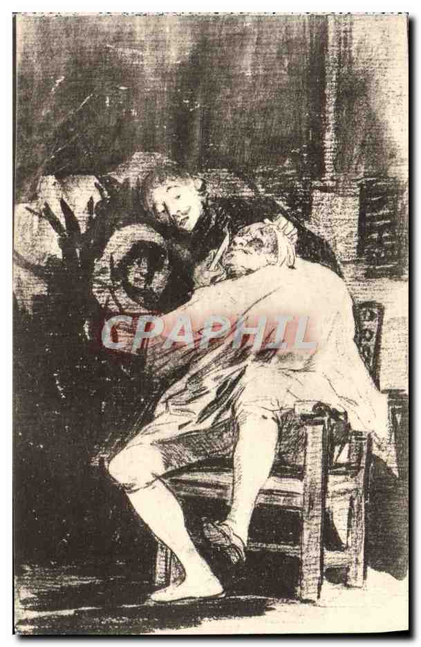 CPA Le Descanonan Museo Del Prado Goya