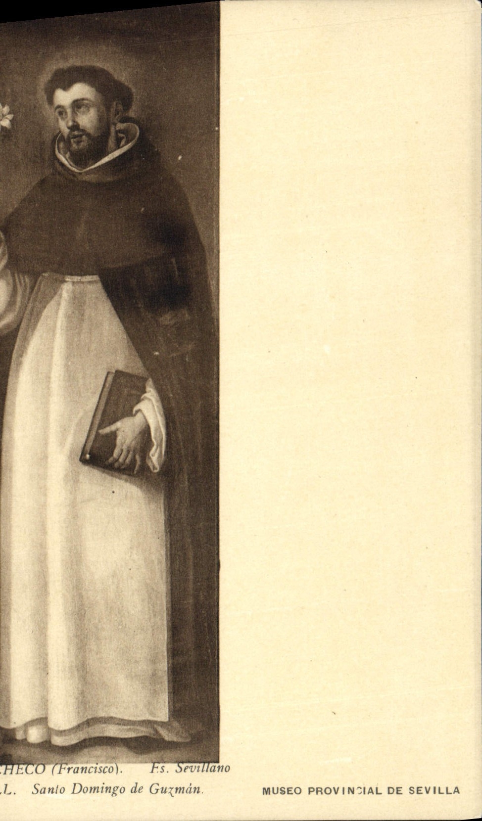 CPA Pacheco Sevillano Santo Domingo De Guzman Museo Provincial De Sevilla