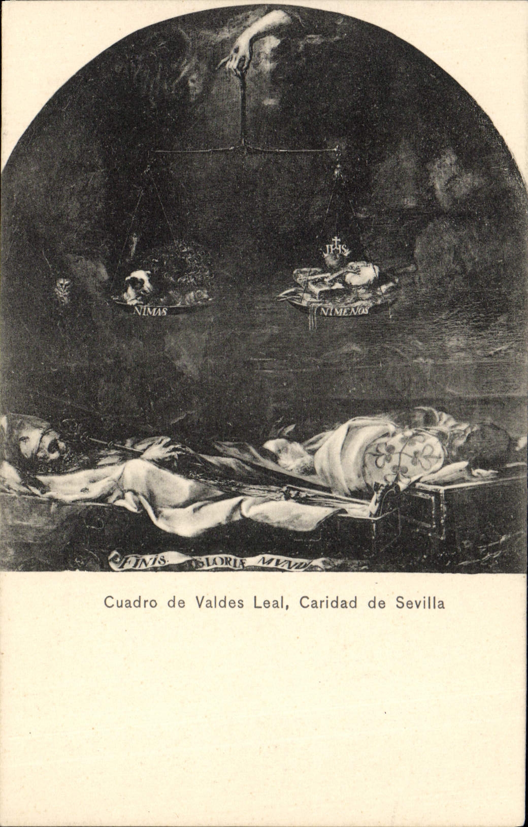 CPA Cuadro De Valdes Leal Caridad De Sevilla