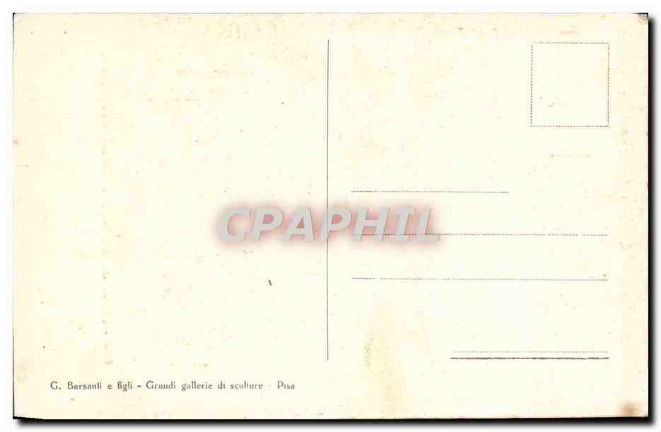 CPA Pisa Caposanto La Vigna La Vendemmia Benozzo Gozzoli — Verso