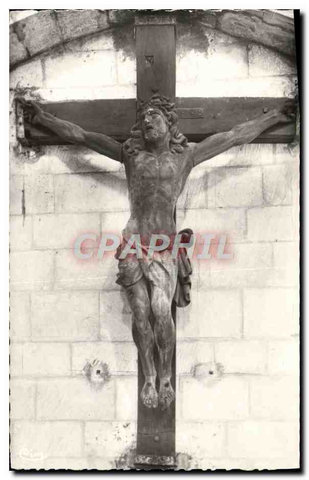 Léoncel (Drôme) — Le Christ d'Ebène — Photo de Léon Macon - Anverso