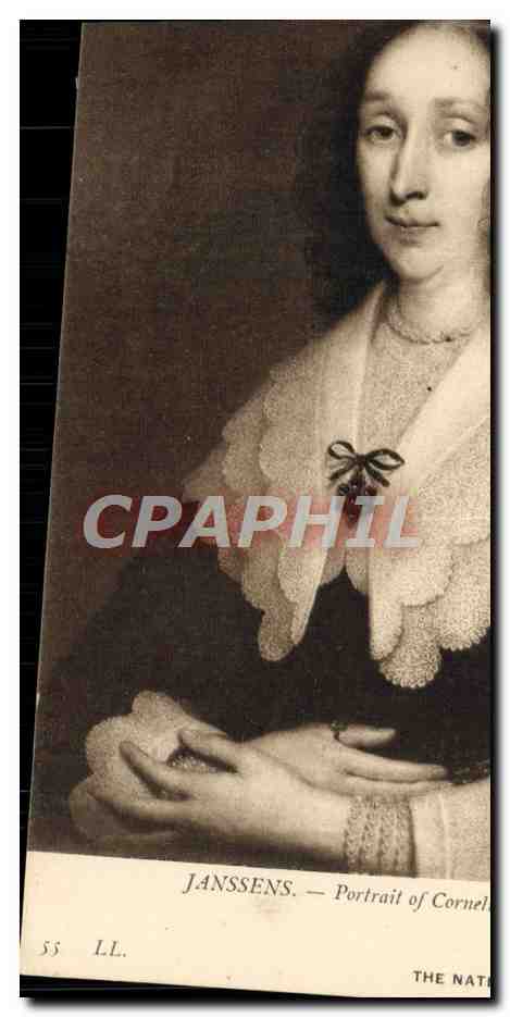CPA Janssens Portrait Of Cornelia Remoens The national Gallery London 