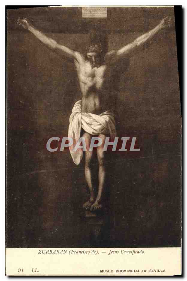 CPA Zurbaran Jesus Crucificado Museo Provincial De Sevilla