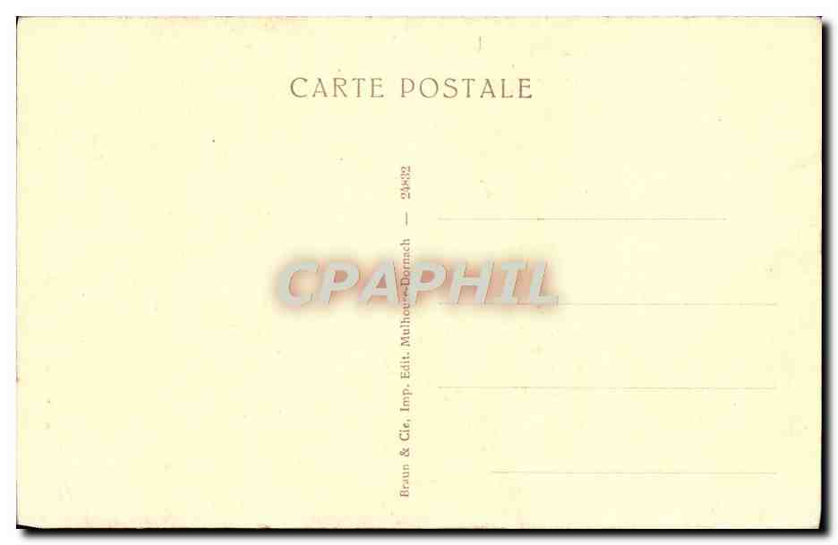 CPA Musee De Colmar Mathiad Grunewald St Antoine Et St Paul Dans Le Desert — Verso